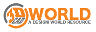 3D CAD World logo