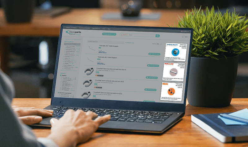 Display your banner ad on the TraceParts CAD-content platform
